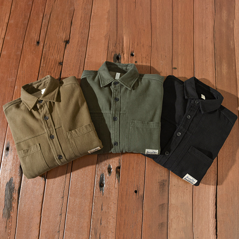 Camicia Cargo in Pile Uomo Enzo – foto 7