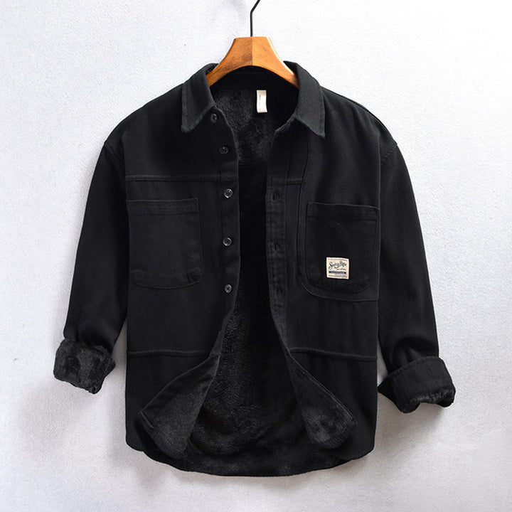 Camicia Cargo in Pile Uomo Enzo – foto 3