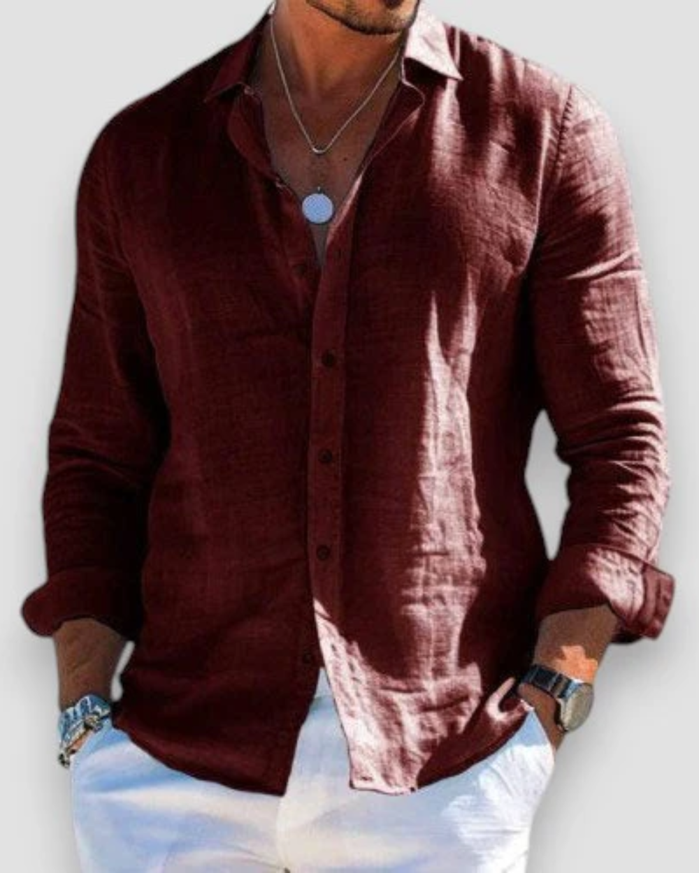 Camicia Casual Uomo Lucas – foto 11