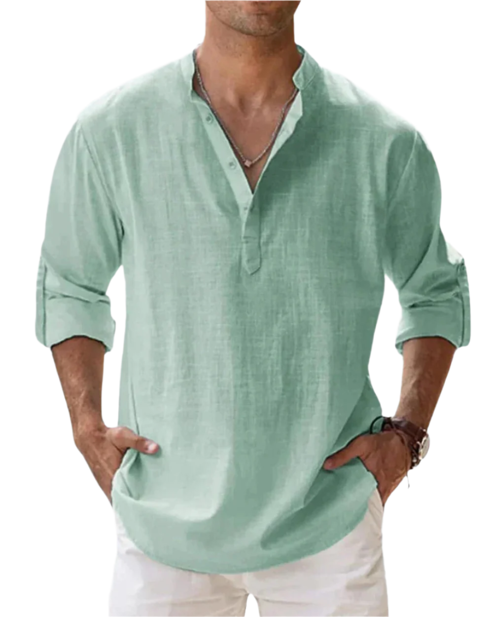 Camicia in Cotone Uomo Fiorenzo – foto 9