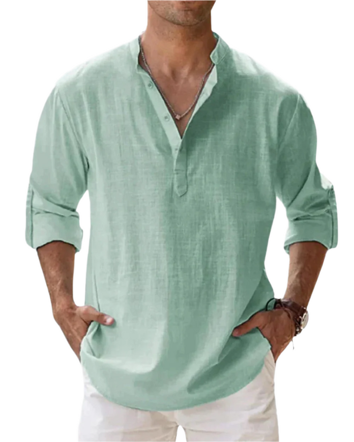 Camicia in Cotone Uomo Fiorenzo – foto 9