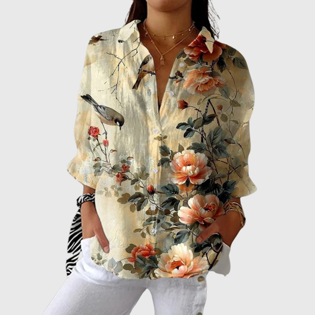 Blusa Leggera e Colorata Stampata Donna – Bottega Moretti