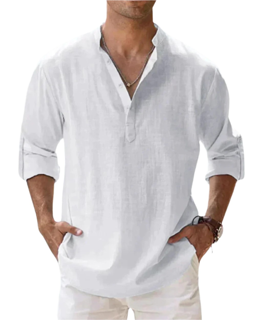 Camicia in Cotone Uomo Fiorenzo – foto 11