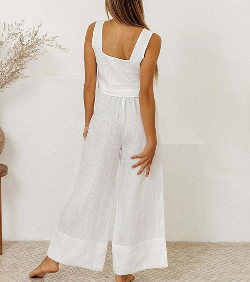 Top Minimalista e Pantaloni Svasati Megan – foto 5