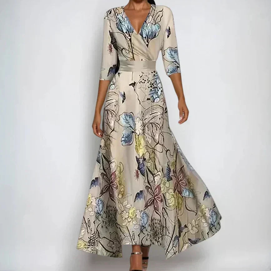 Emily | Elegante Vestito a Fiori