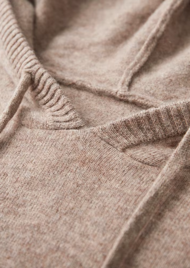 Set Savro in pura lana merino extra fine beige