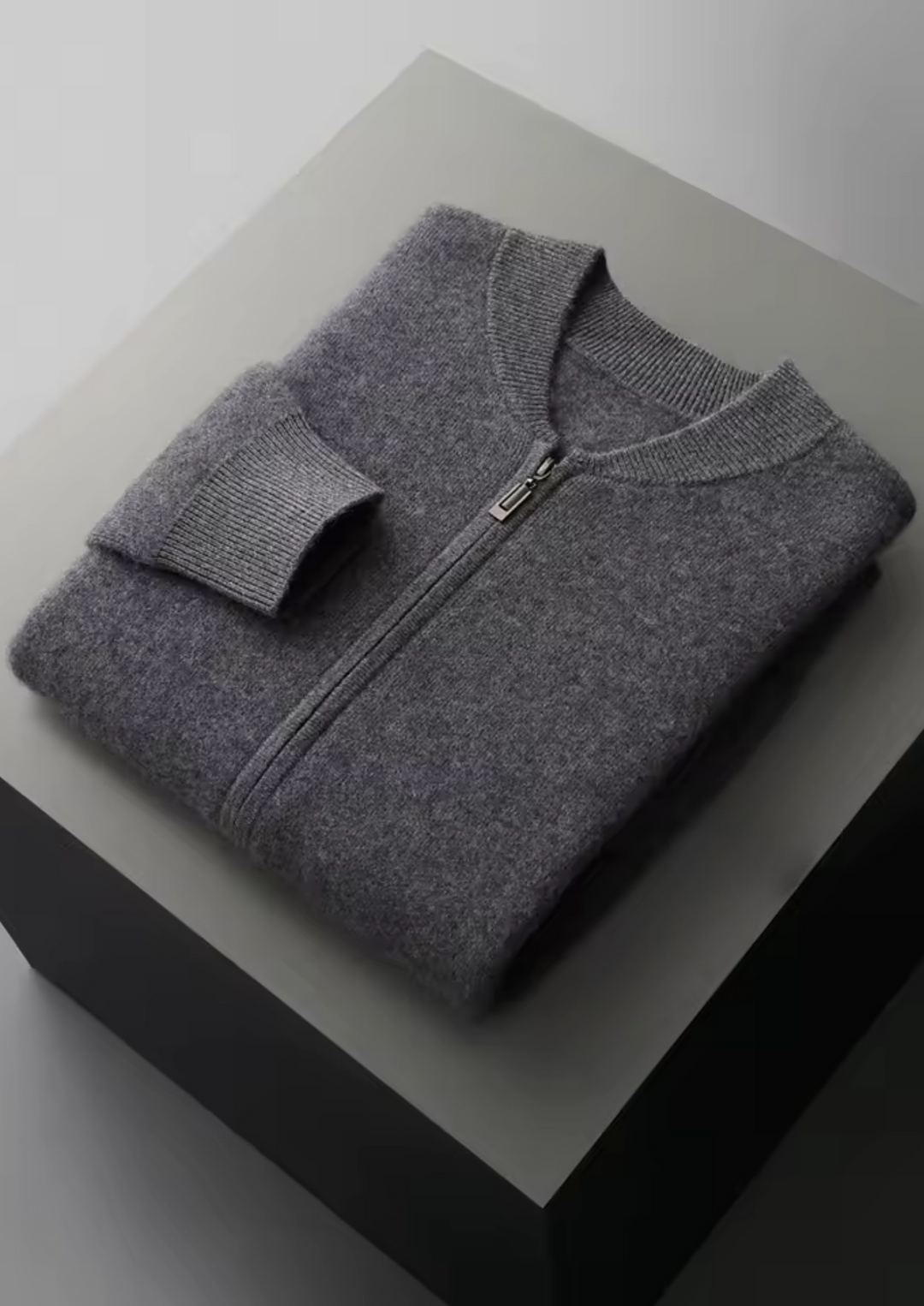 Set Falconi in pura lana merino extra-fine grigio scuro