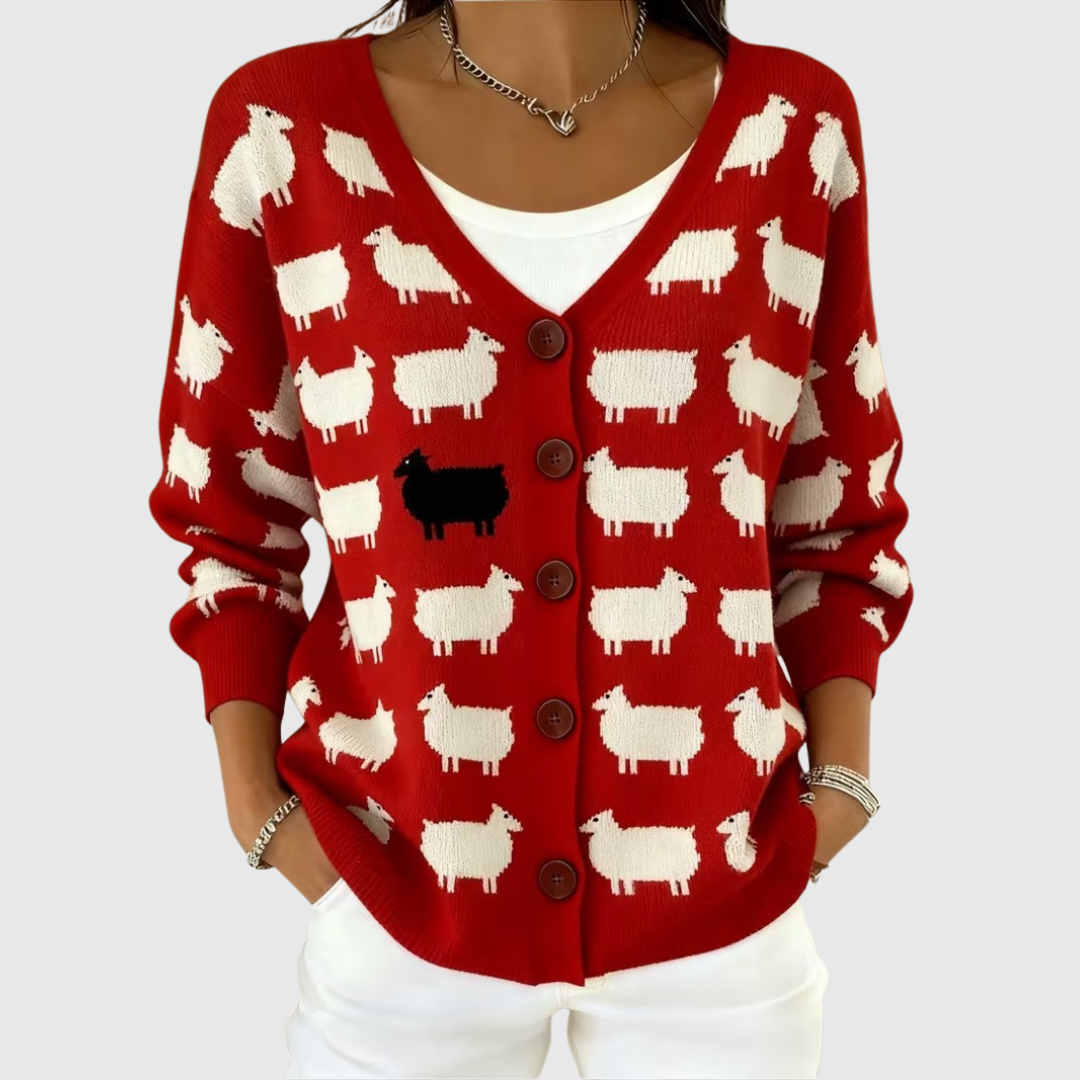 Tara| Cardigan Morbido con Bottoni
