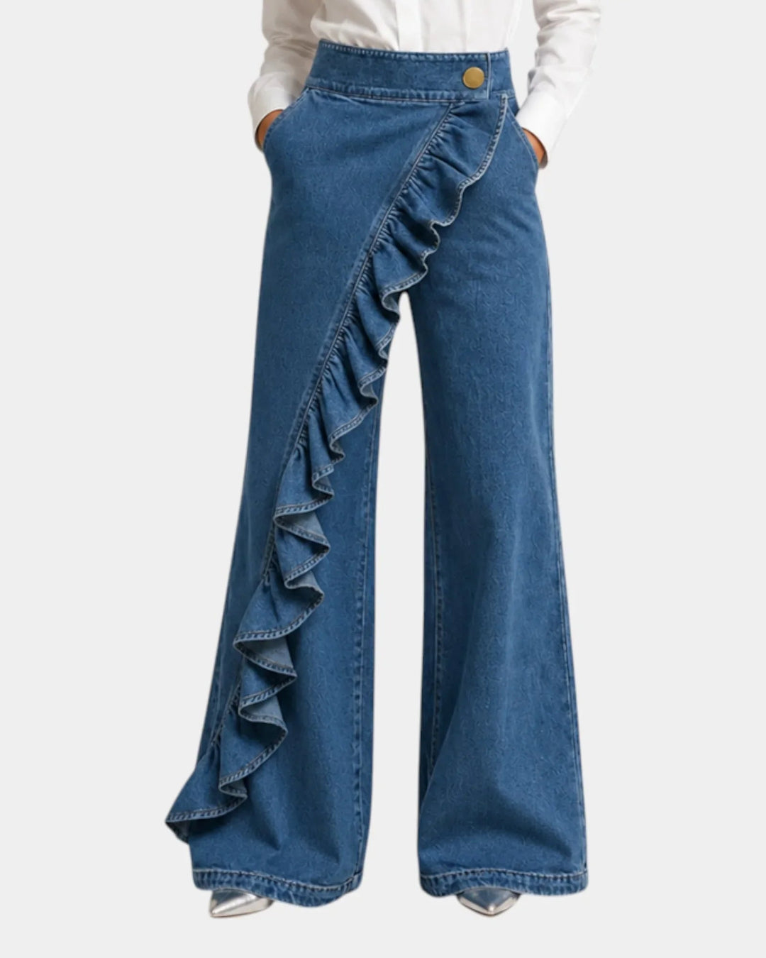 Pantaloni con Volant Aïssata – foto 3