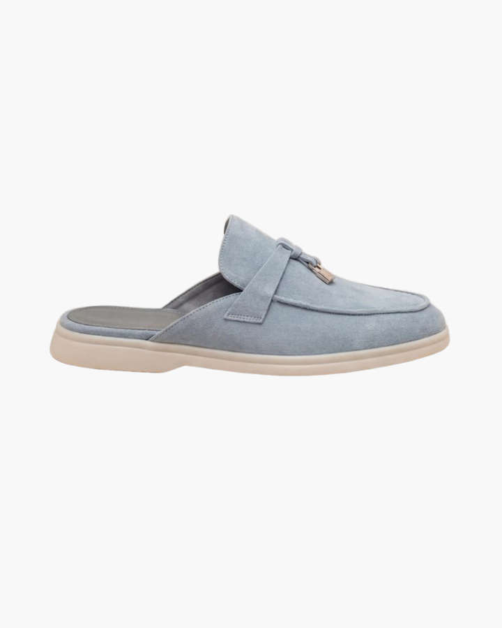 Mule Mediterraneo in Suède Blu Cielo