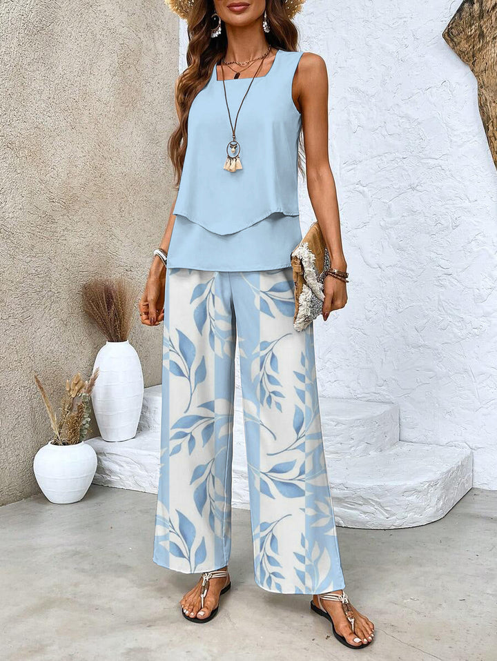 Elegante Set Estivo Averie Blu – Bottega Moretti