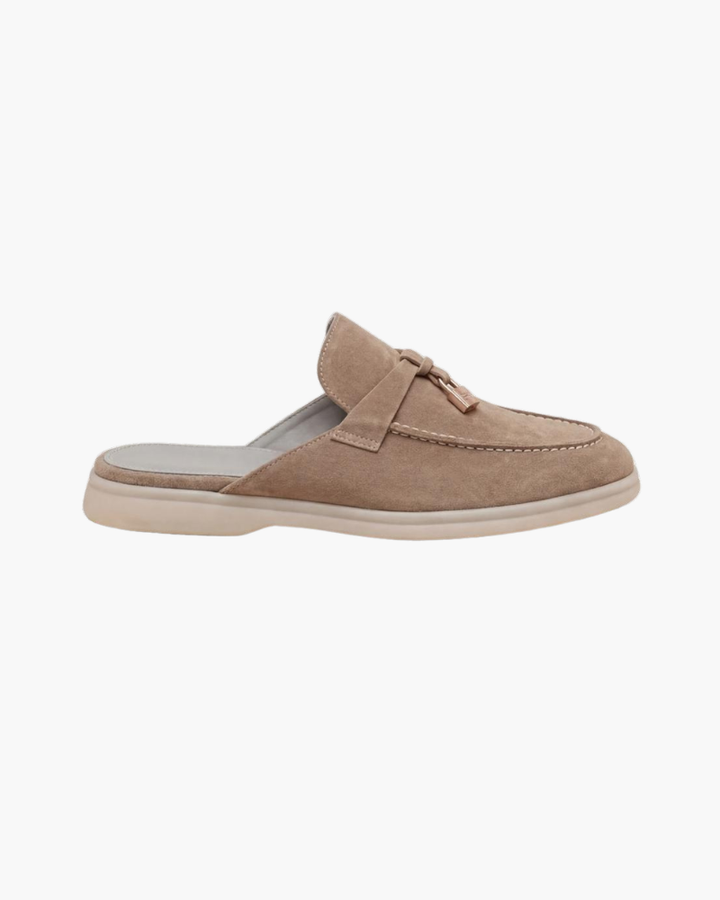 Mule Mediterraneo in Suède Beige