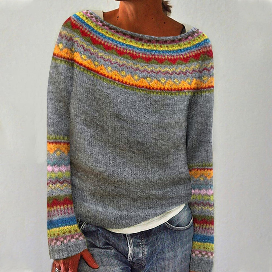 Maglione Sprone Arcobaleno Sylvie – Bottega Moretti