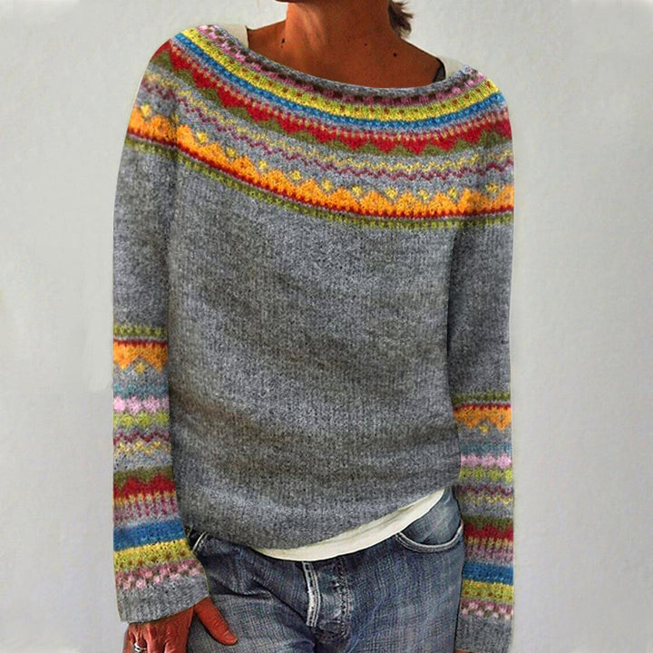 Maglione Sprone Arcobaleno Sylvie – Bottega Moretti