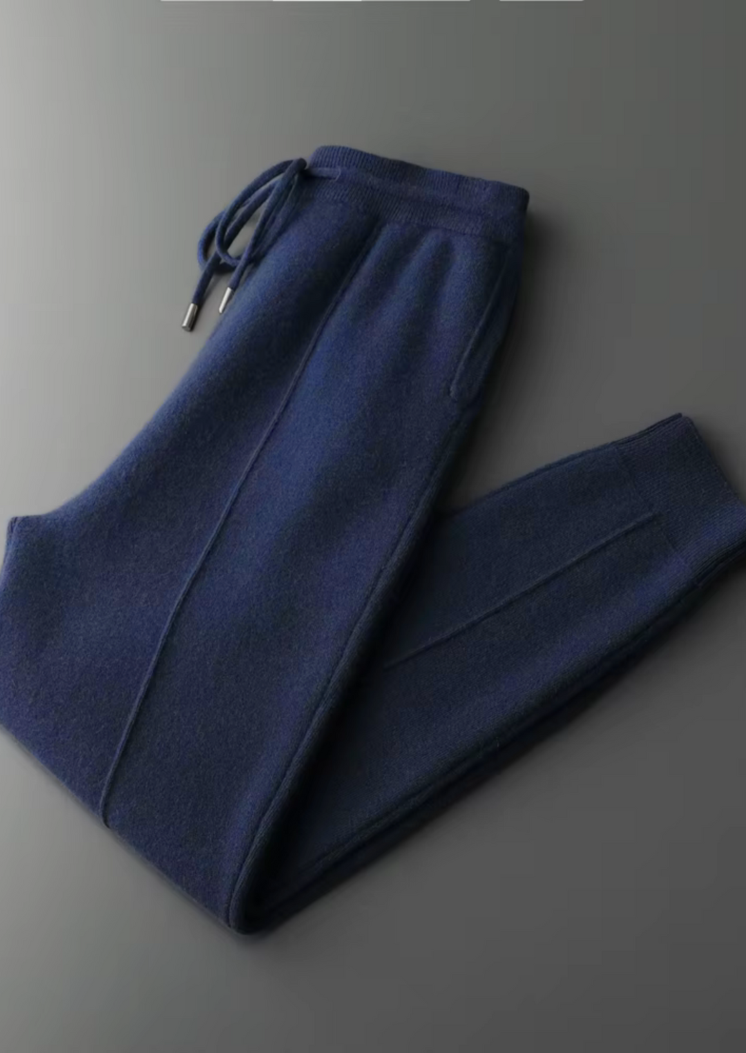 Set Luzzo in pura lana merino extra fine blu navy
