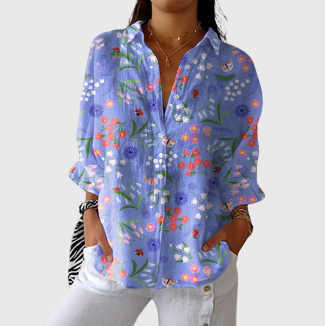 Blusa Leggera e Colorata Stampata Donna – Bottega Moretti