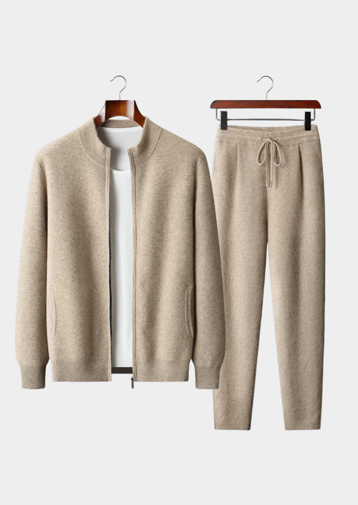 Set da tempo libero in cashmere premium Sand Denis