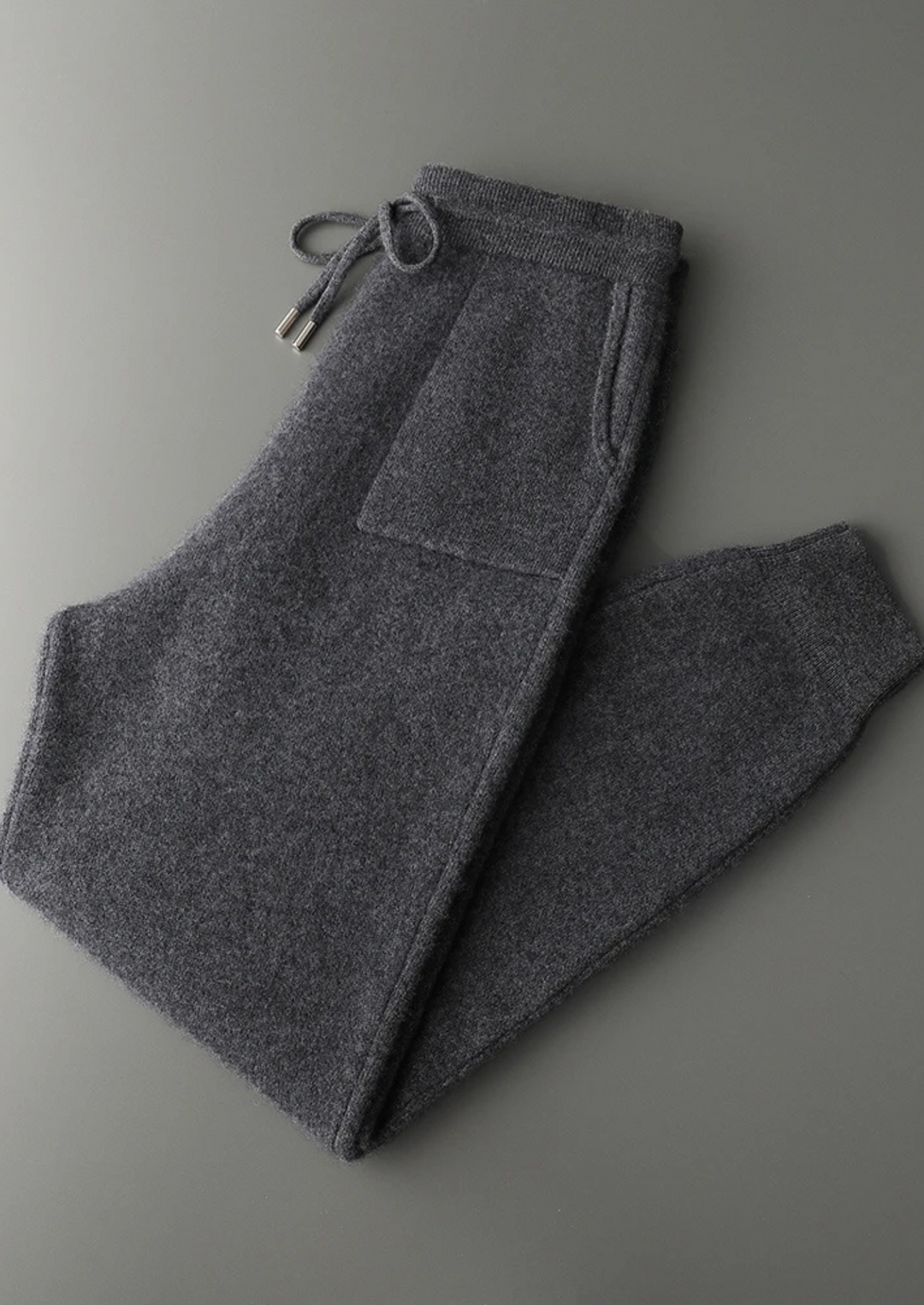 Set da Tempo Libero in Cashmere Grigio Scuro Premium Alain