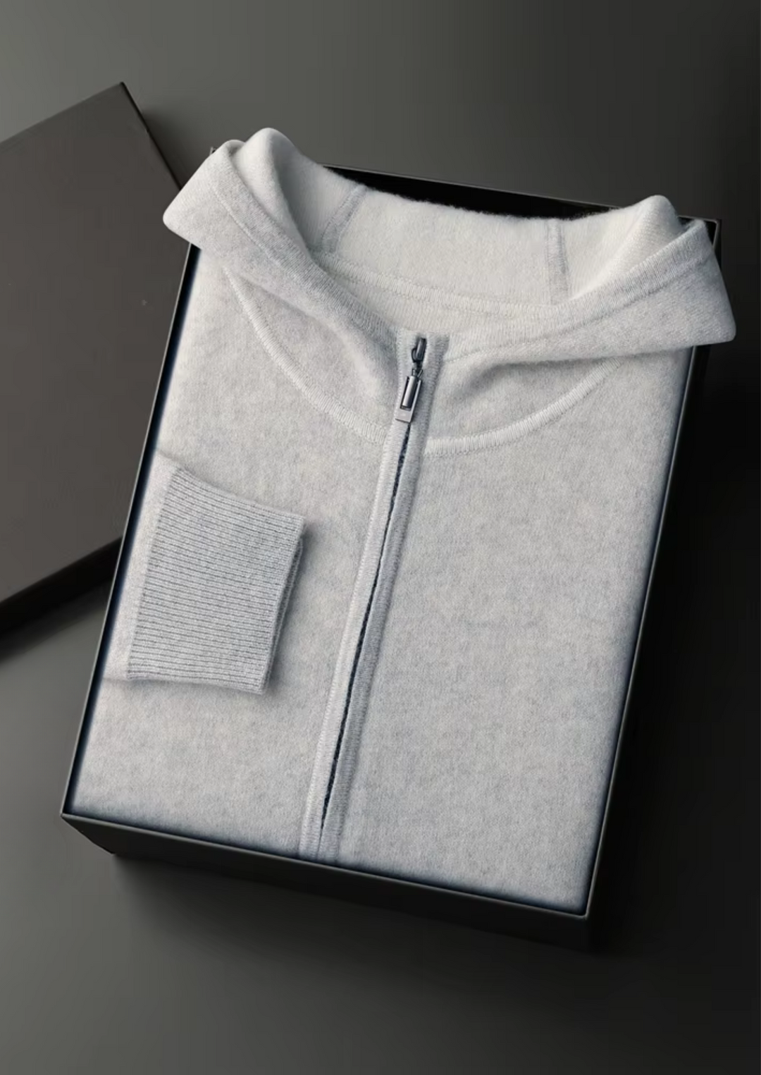 Set da Tempo Libero in Cashmere Premium Grigio Chiaro Milano