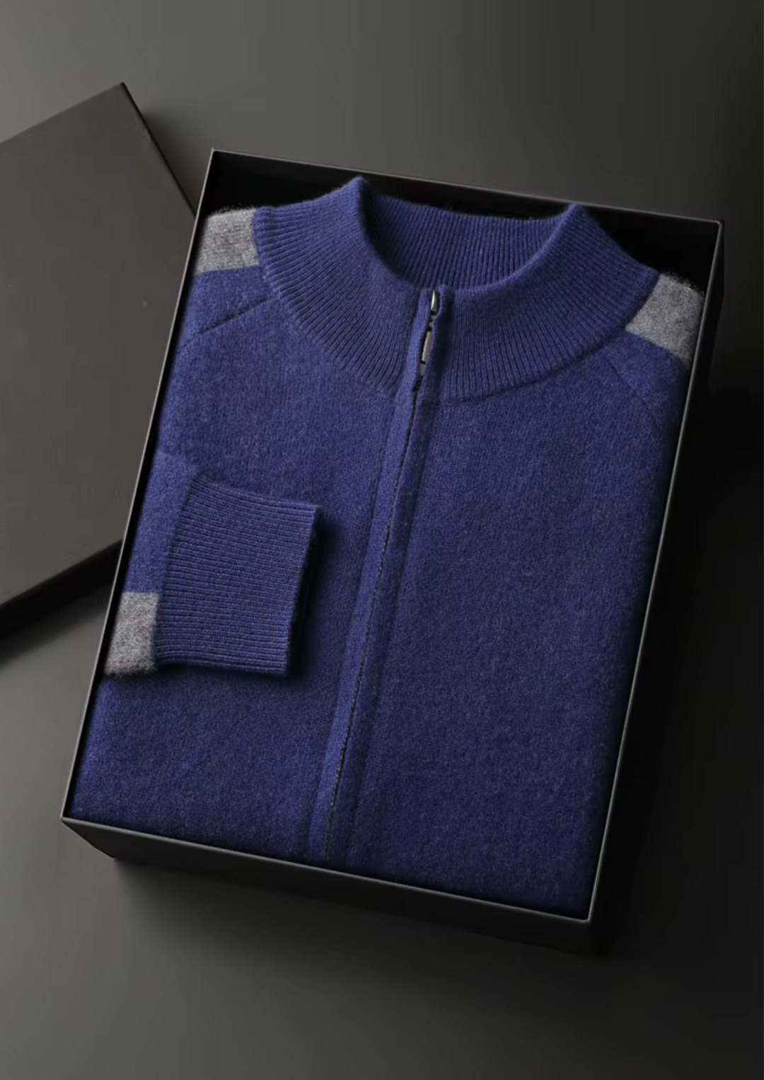 Set da Tempo Libero in Cashmere Blu Navy Premium