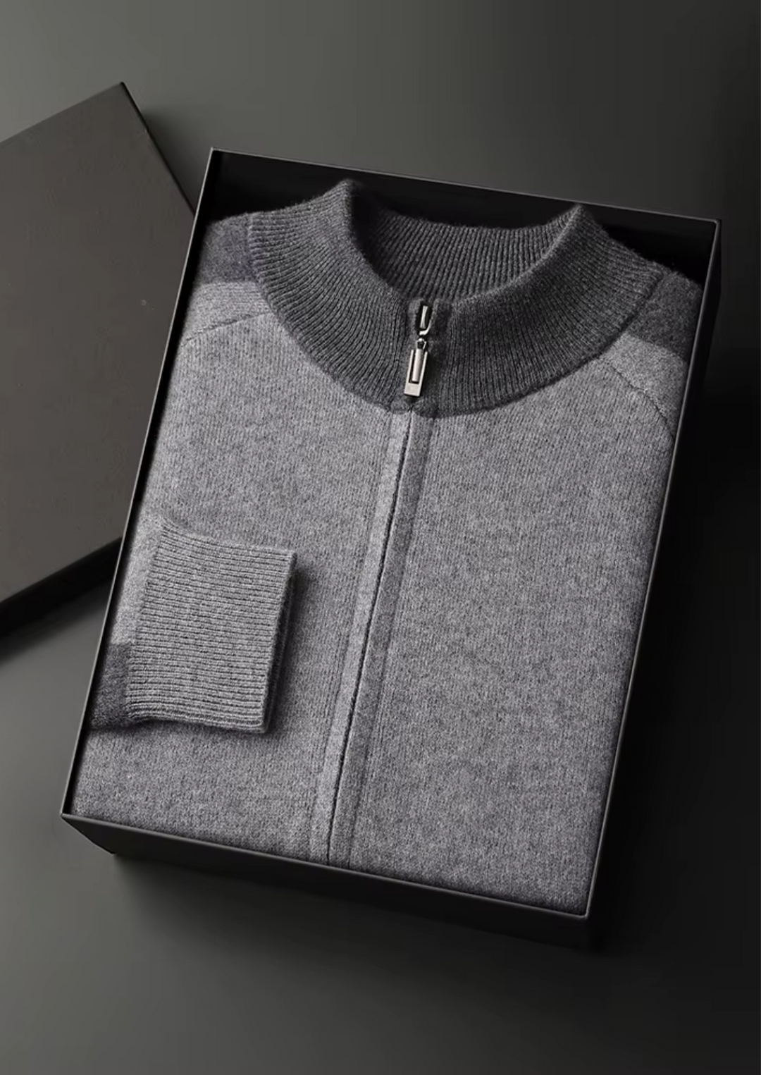 Set da Tempo Libero in Cashmere Grigio Scuro Premium Torino