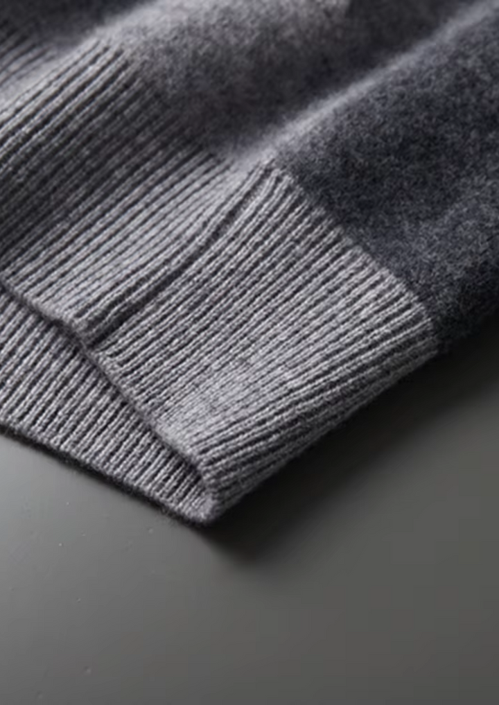 Set da Tempo Libero in Cashmere Grigio Scuro Premium Torino
