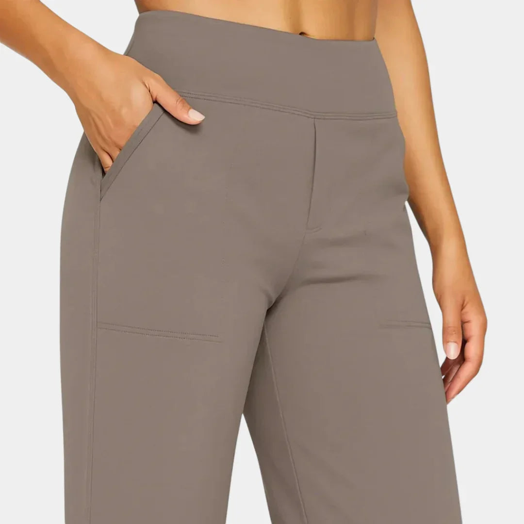 Pantaloni Comodi e Raffinati Klara Tortora – Bottega Moretti