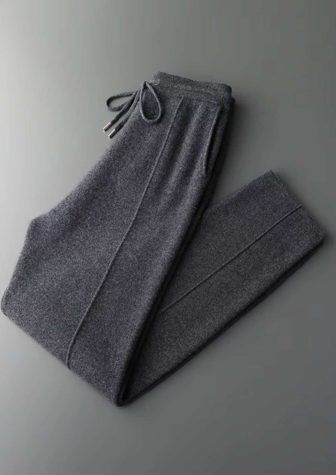 Set Falconi in pura lana merino extra-fine grigio scuro