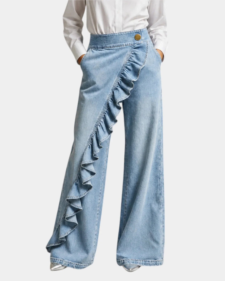 Pantaloni con Volant Aïssata – foto 4