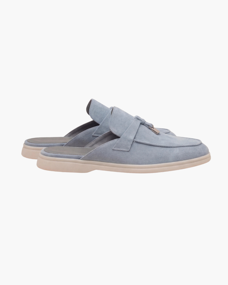 Mule Mediterraneo in Suède Blu Cielo