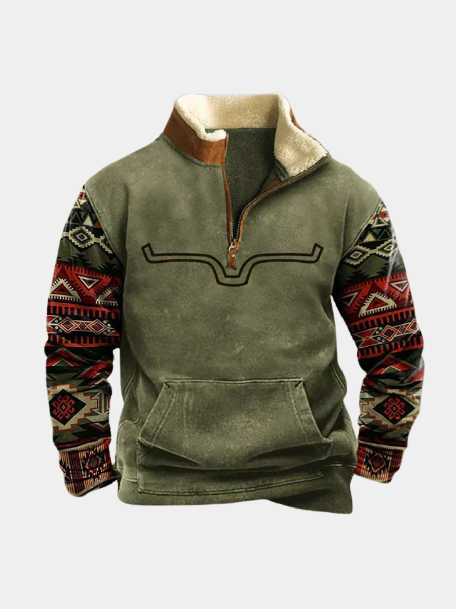 DELACROIX | PULL AVEC ZIP POR HOMME