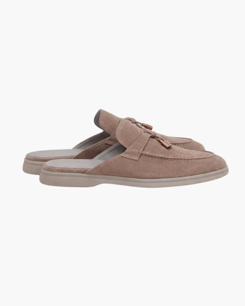 Mule Mediterraneo in Suède Beige
