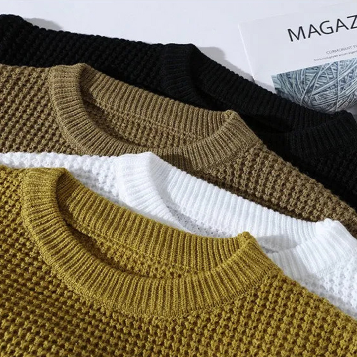 DELACROIX | PULL EN NID D'ABEILLE PREMIUM
