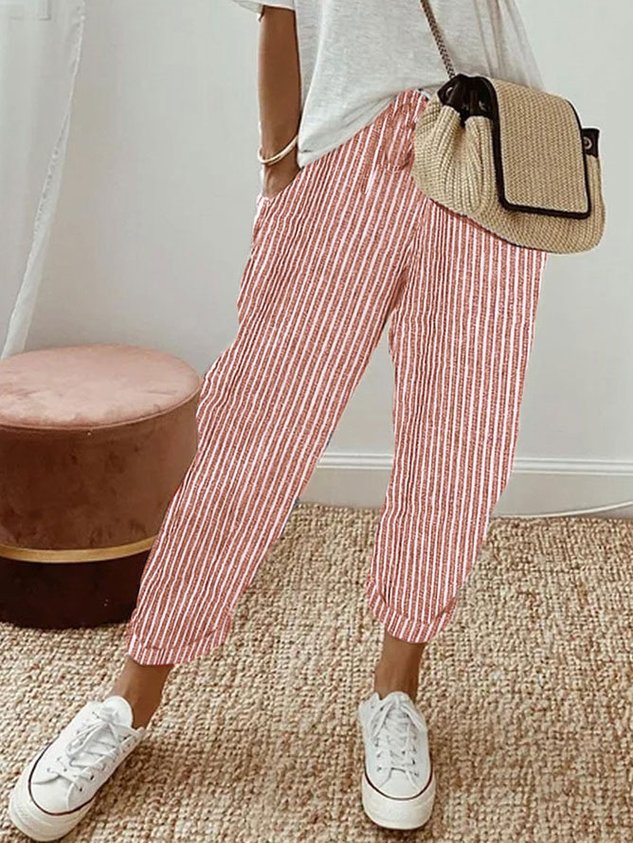 Elegante Pantalone Comodo Fluido