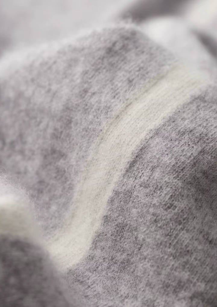 Set da Tempo Libero in Cashmere Premium Grigio Chiaro Vienna