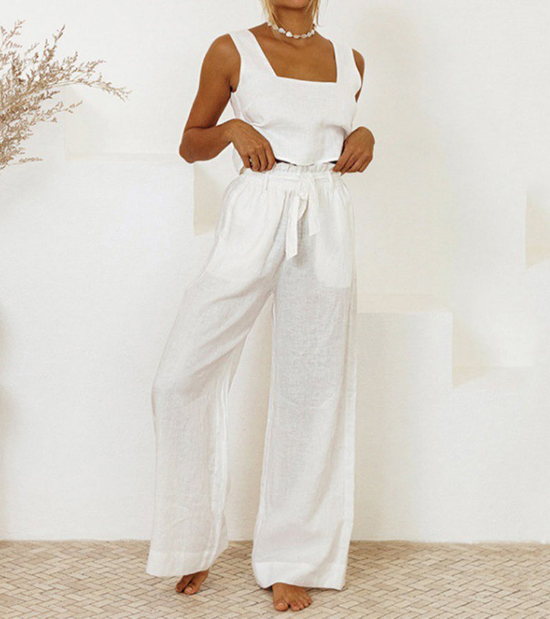 Top Minimalista e Pantaloni Svasati Megan – foto 2