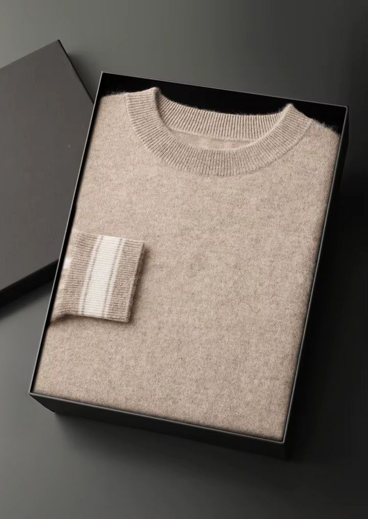Set da Tempo Libero in Cashmere Premium Sand Vienna