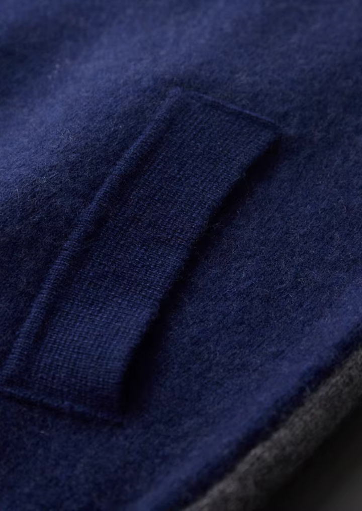 Set da Tempo Libero in Cashmere Blu Navy Premium