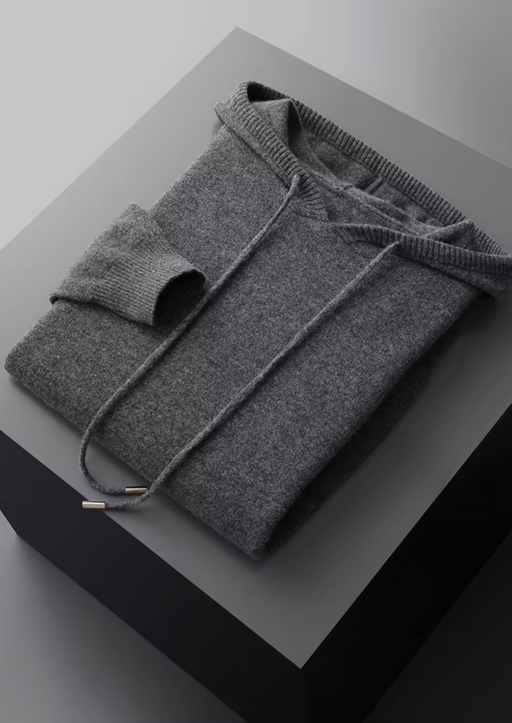 Set Savro in pura lana merino extra fine grigio scuro
