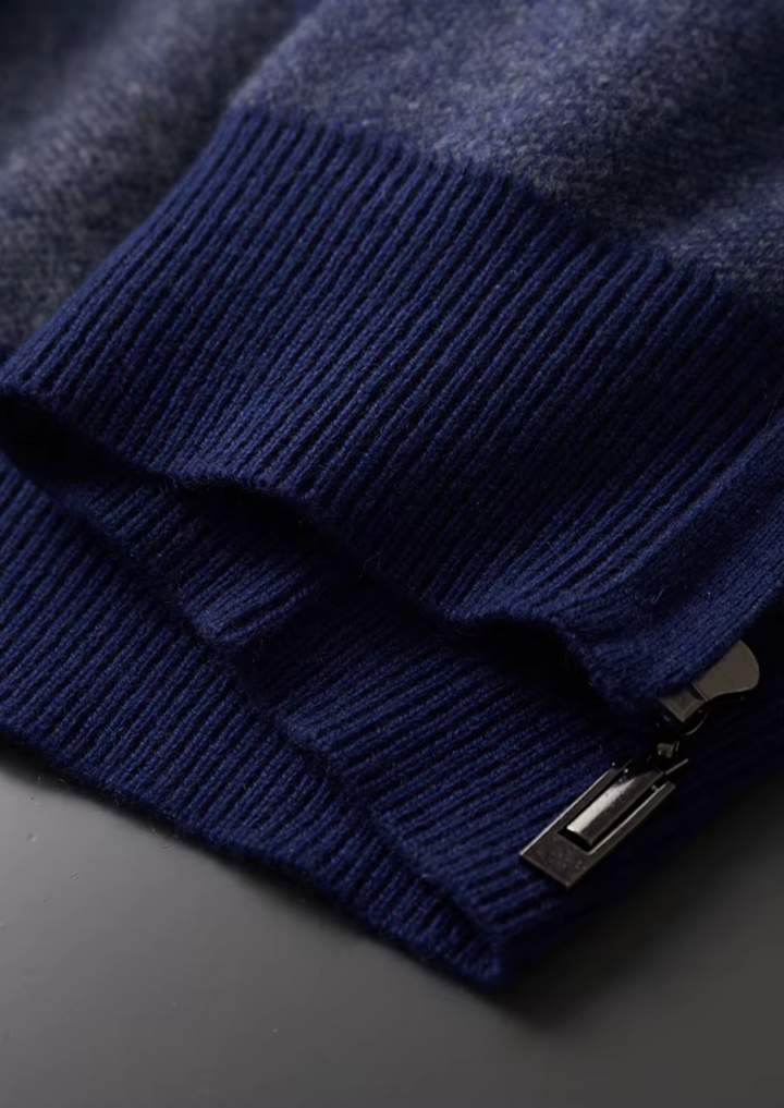 Set da Tempo Libero in Cashmere Blu Navy Premium