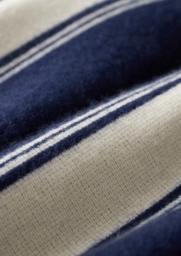 Set Damien in pura lana merino extra-fine blu navy