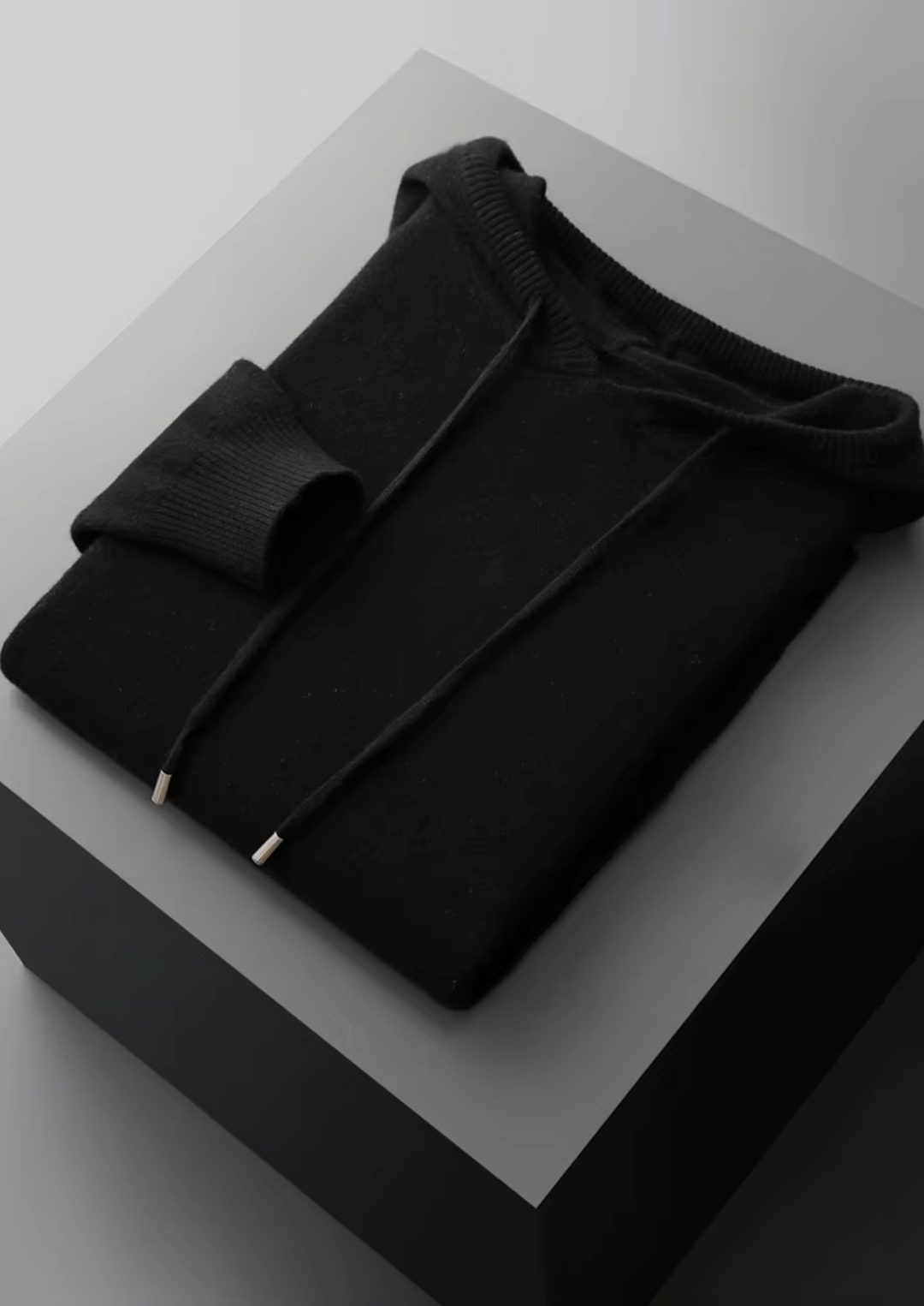 Set Savro in pura lana merino extra-fine nera