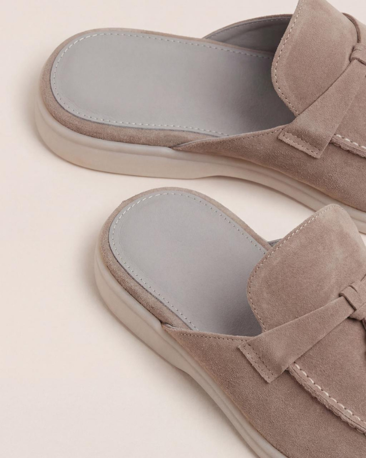Mule Mediterraneo in Suède Beige