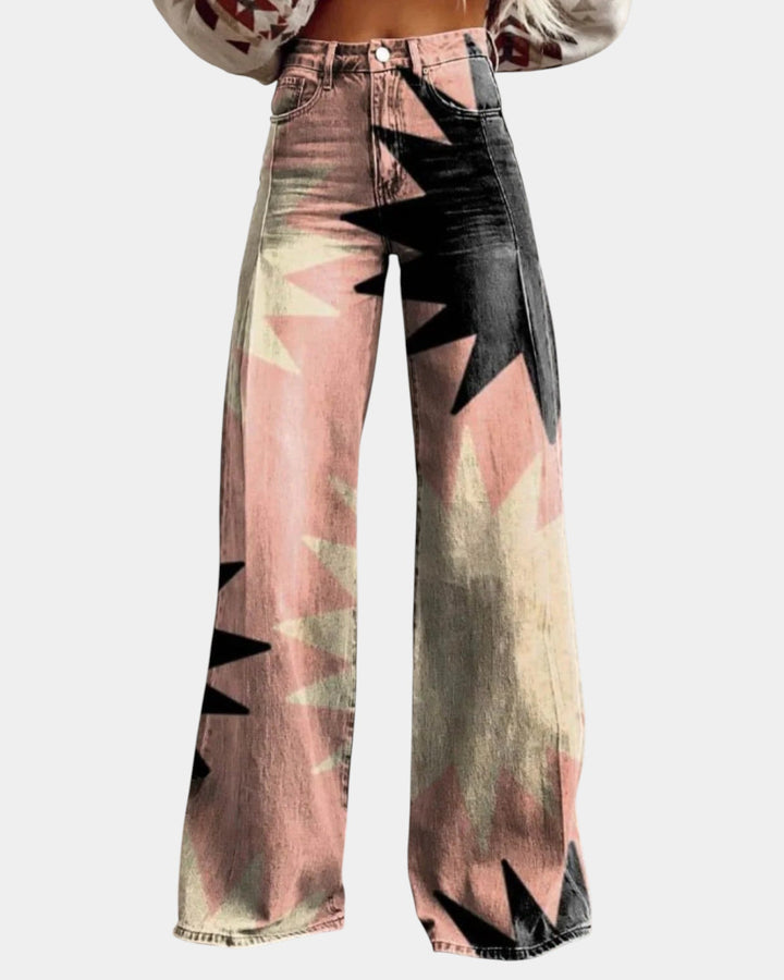 Pantaloni Boho Fluidi Denise Rosa – Bottega Moretti