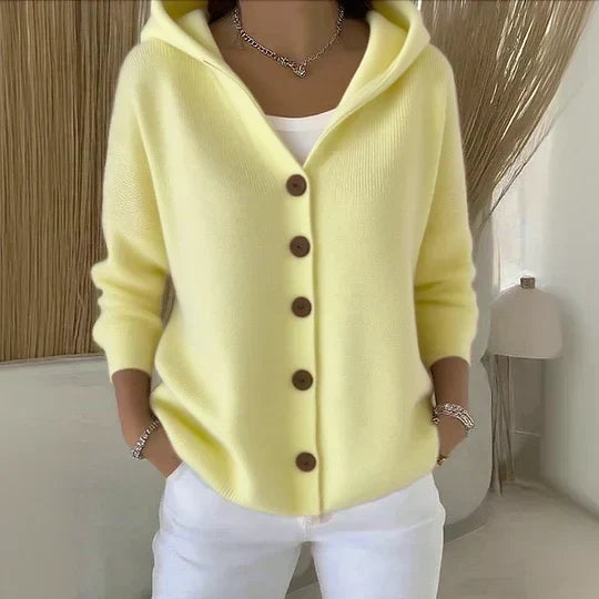Cardigan con Cappuccio Rosetta – foto 4