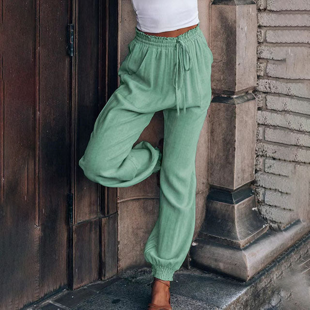 Kaeli – Pantaloni Jogging Eleganti con Corda