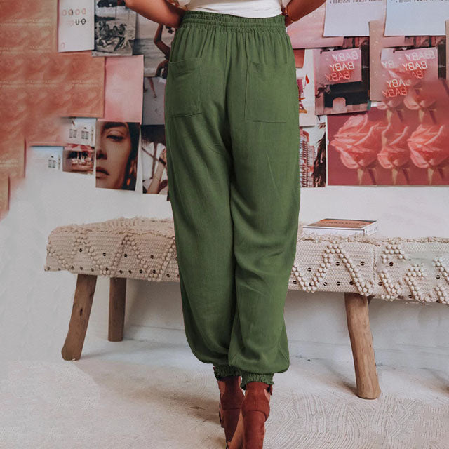 Kaeli – Pantaloni Jogging Eleganti con Corda