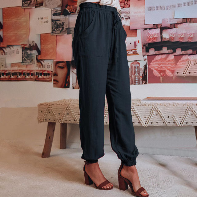 Kaeli – Pantaloni Jogging Eleganti con Corda