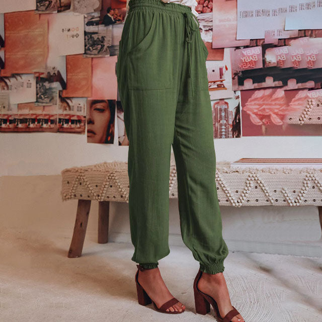 Kaeli – Pantaloni Jogging Eleganti con Corda