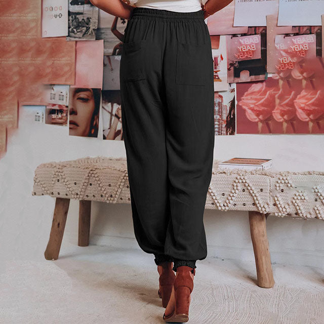 Kaeli – Pantaloni Jogging Eleganti con Corda